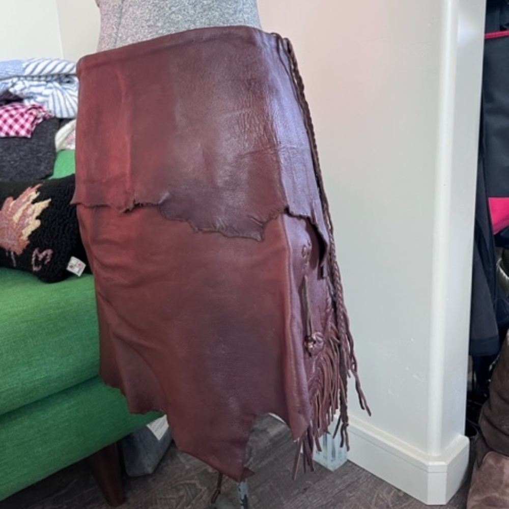 Leather skirt - Picture 7 of 10